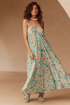 Spell Goldie Strappy Maxi Lagoon | Vagabond Apparel Boutique
