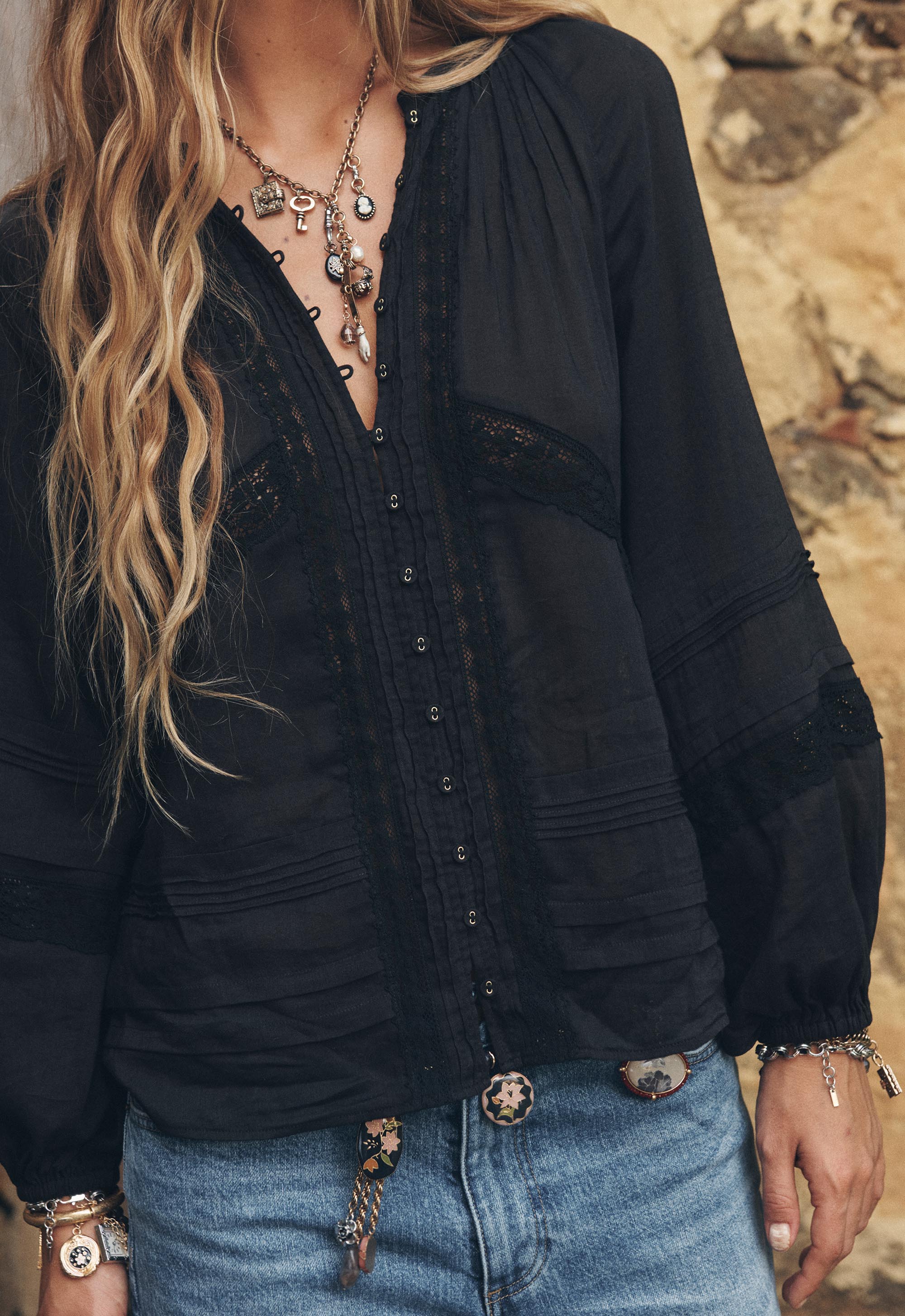 Spell | Hera Lace Blouse | Vagabond | Apparel | Boutique