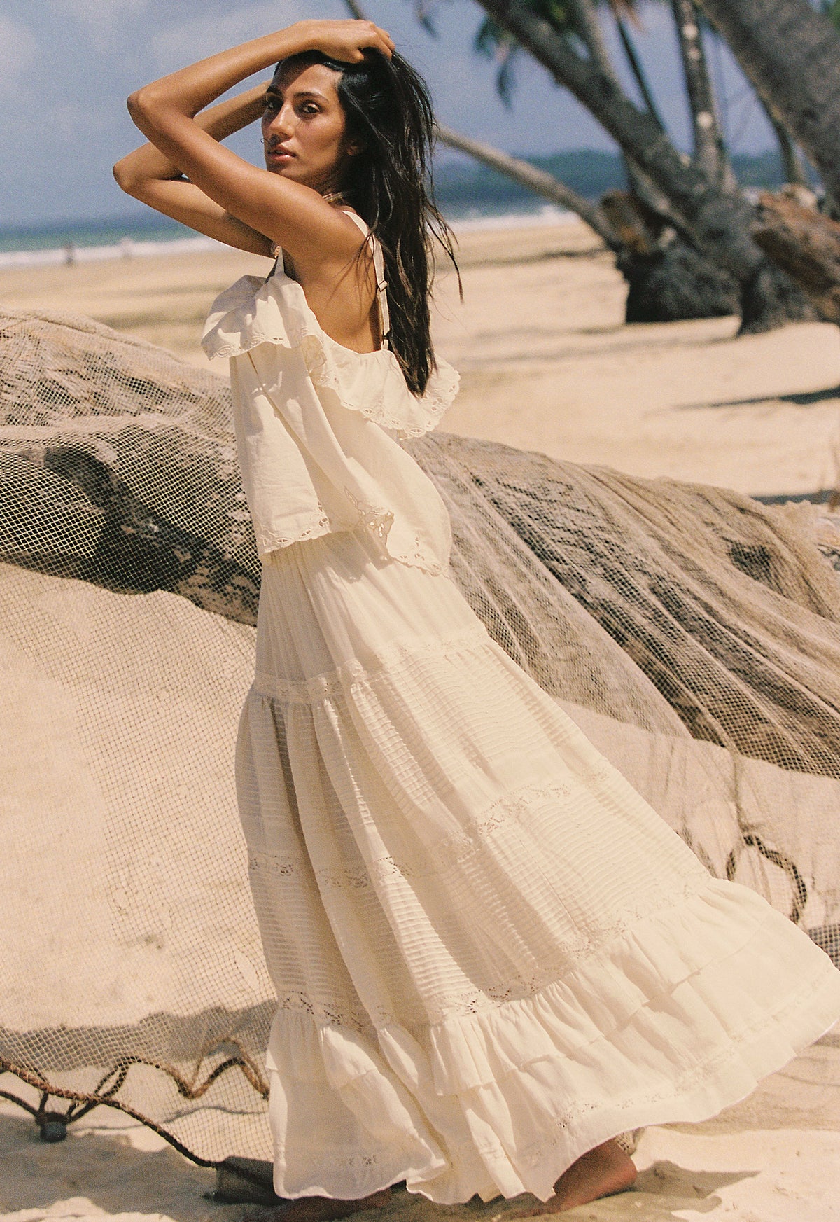 Spell | Ines Tiered Maxi Skirt | Vagabond | Apparel | Boutique