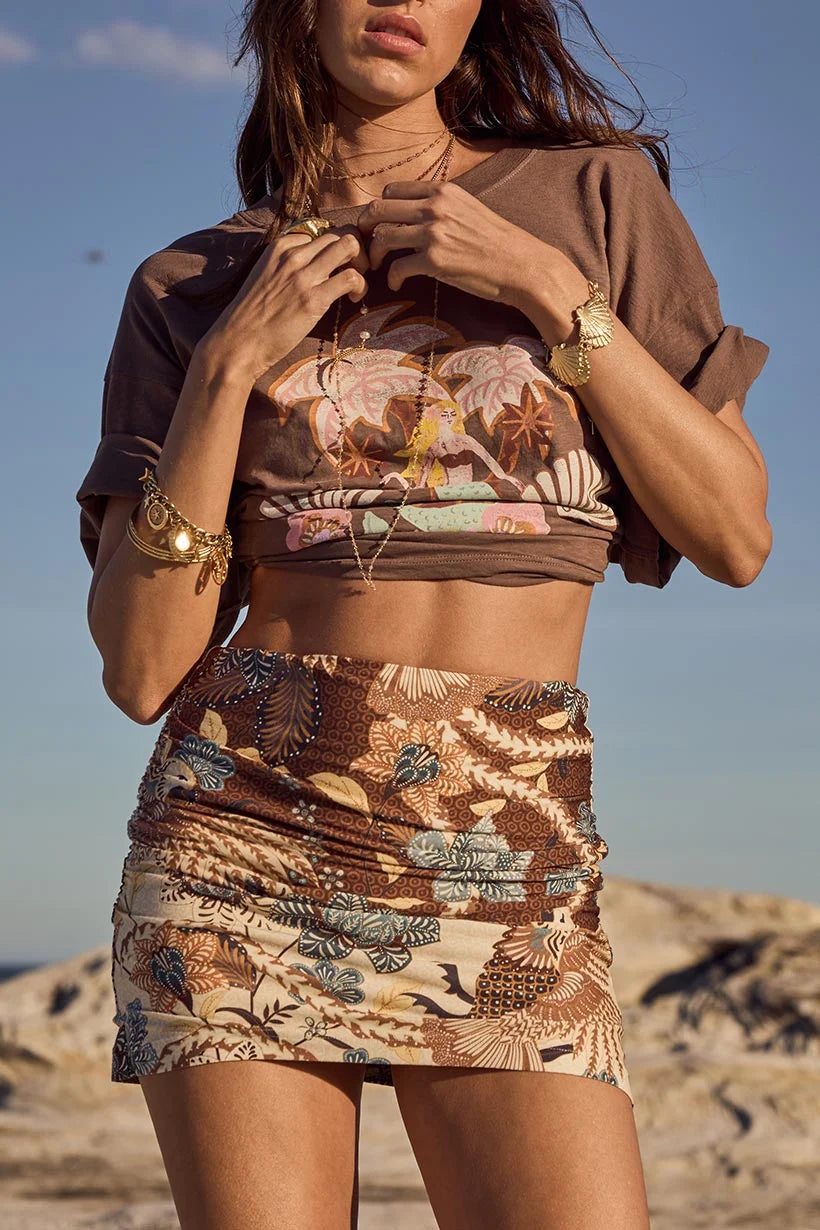 Spell | Volcano Goddess Mini Skirt | Vagabond | Apparel | Boutique