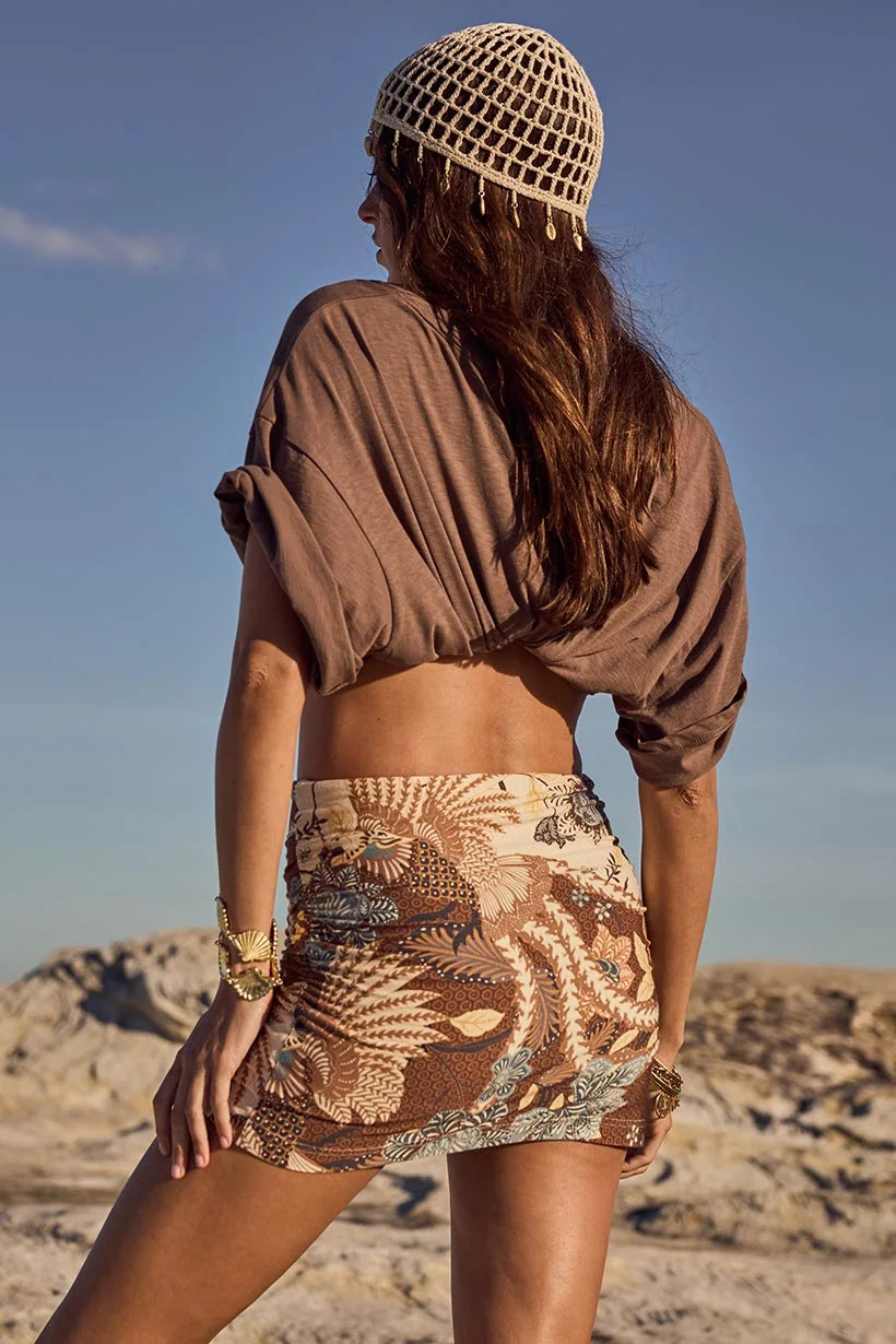Spell | Volcano Goddess Mini Skirt | Back | Vagabond | Apparel | Boutique