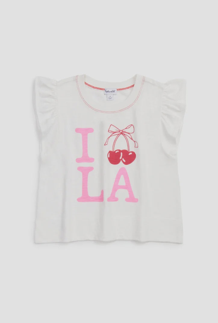 Splendid Girl Cherry Love SS Tee