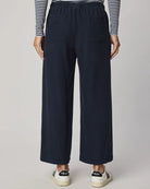 Splendid | Angie Crop Wide Leg Pant | Navy | Back | Vagabond | Apparel | Boutique