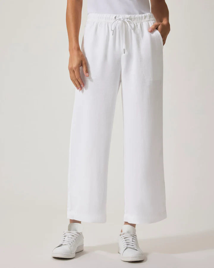 Splendid | Angie Crop Wide Leg Pant | White | Vagabond | Apparel | Boutique