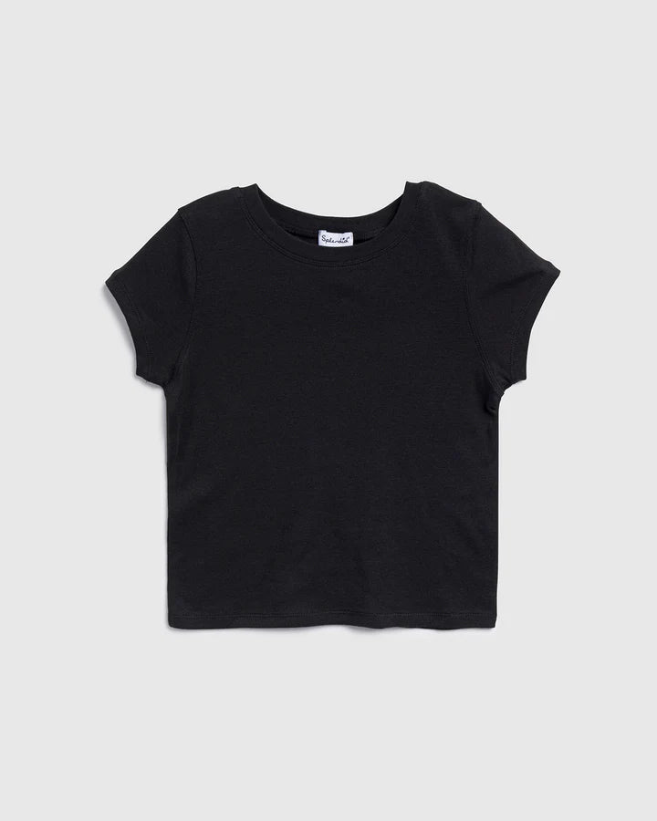 Splendid | Crew | Tee | Black | Vagabond | Apparel | Boutique