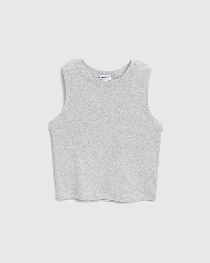 Splendid | High | Neck | Tank | Grey | Vagabond | Apparel | Boutique
