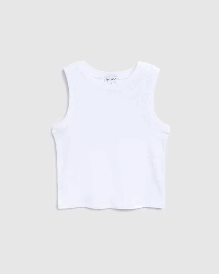 Splendid | High | Neck | Tank | White | Vagabond | Apparel | Boutique
