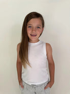 Splendid | High | Neck | Tank | White | Vagabond | Apparel | Boutique
