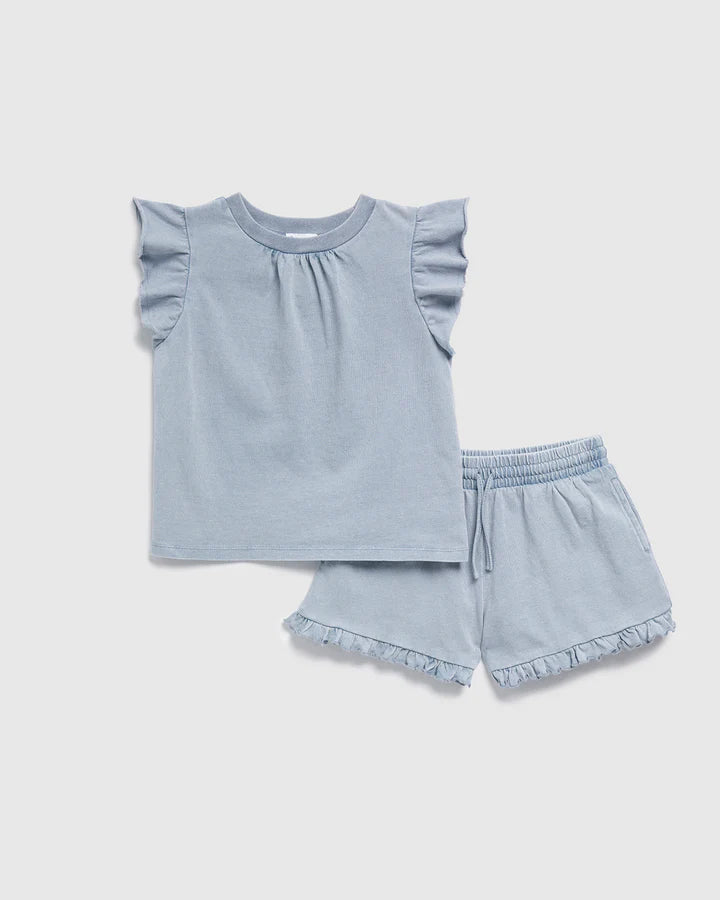 Splendid | Toddler | Girl | Indigo | Short | Set | Vagabond | Apparel | Boutique
