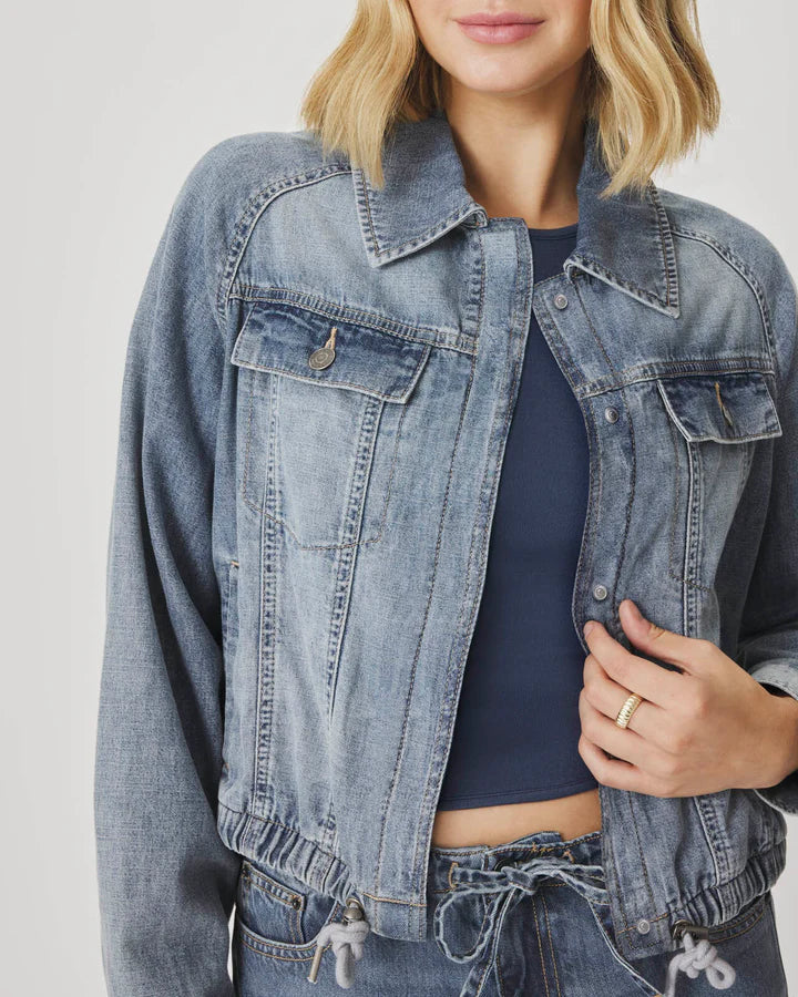 Splendid|  Lounge Denim Jacket | Close | Vagabond | Apparel | Boutique