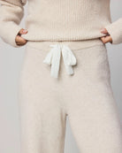 Splendid | Stassi Satin Tie Sweater Pant | Close | Vagabond | Apparel | Boutique