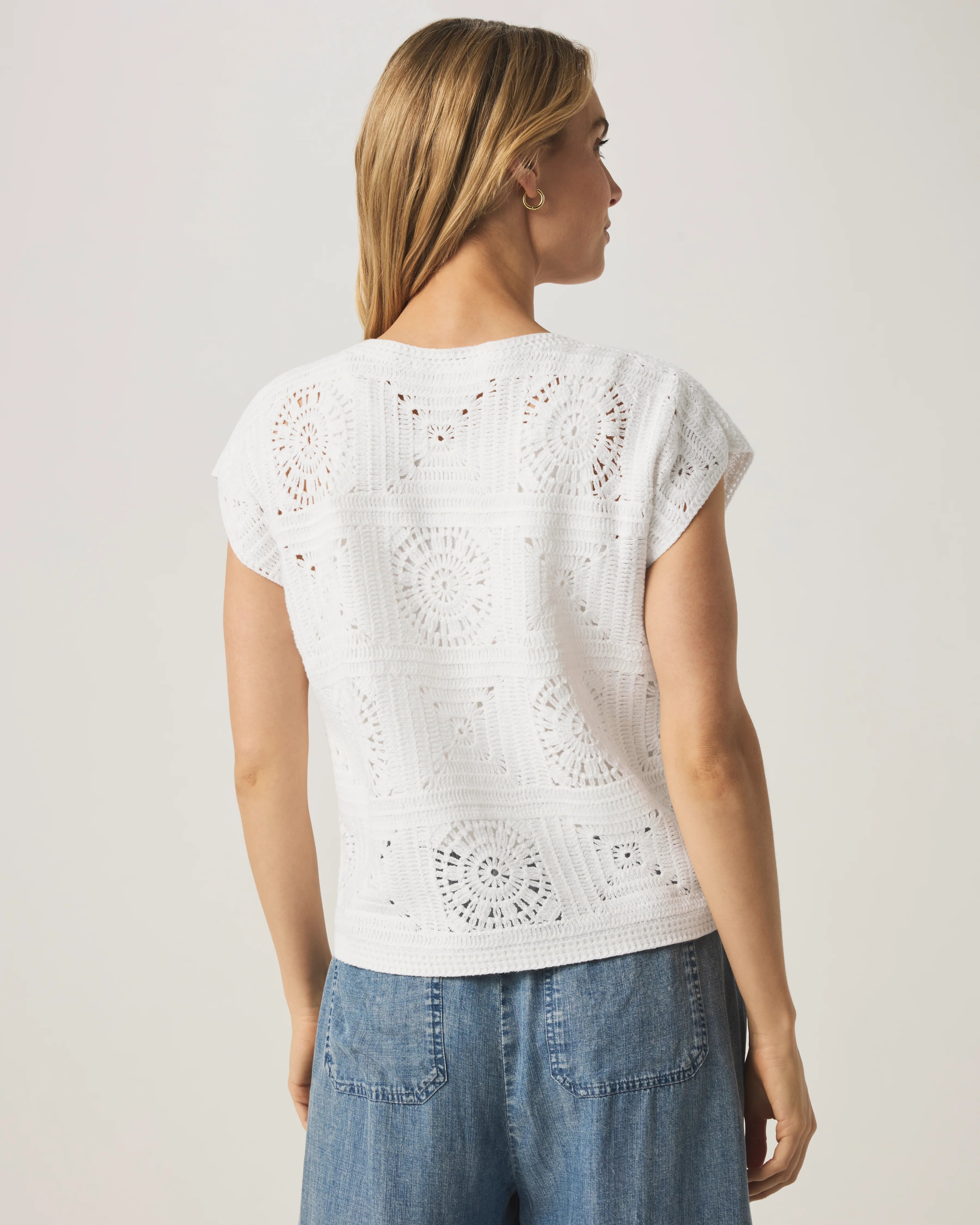 Splendid | Anderson Sweater Top | White Front | Vagabond | Apparel | Boutique