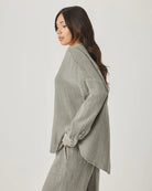 Splendid | Ava Gauze Button Down | Side | Vagabond | Apparel | Boutique