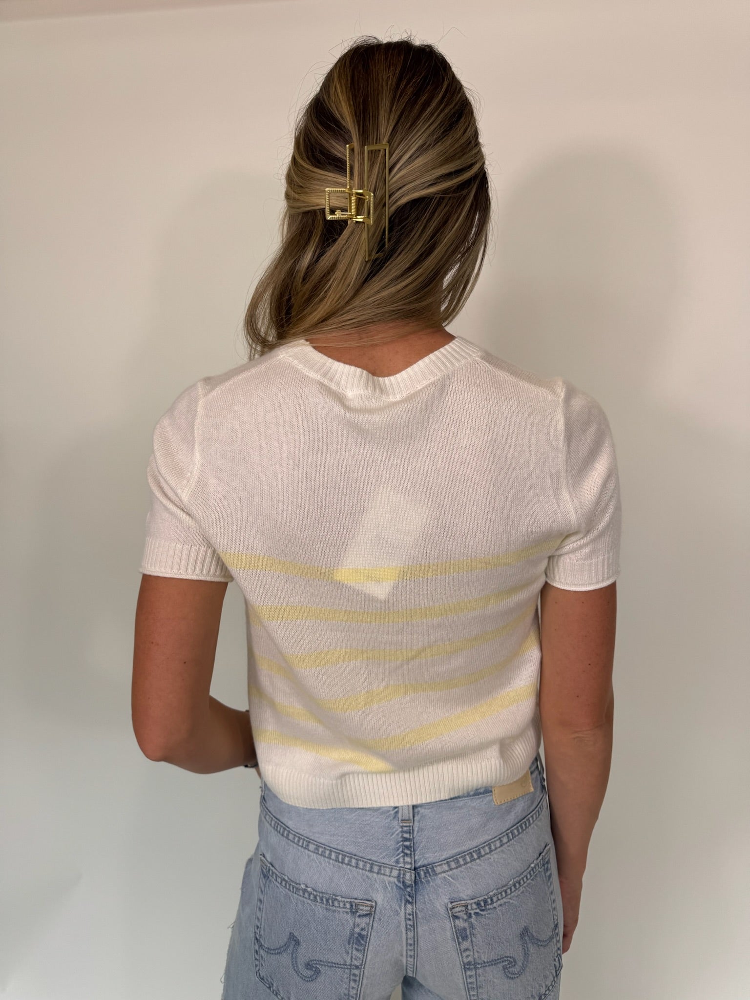 Splendid | Emerson Stripe SS Sweater | Back | Vagabond | Apparel | Boutique