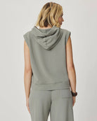 Splendid | Greta Terry Sleeveless Hoodie | Back | Vagabond | Apparel | Boutique