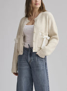 Splendid | Stassi Satin Tie Cardigan | Vagabond | Apparel | Boutique