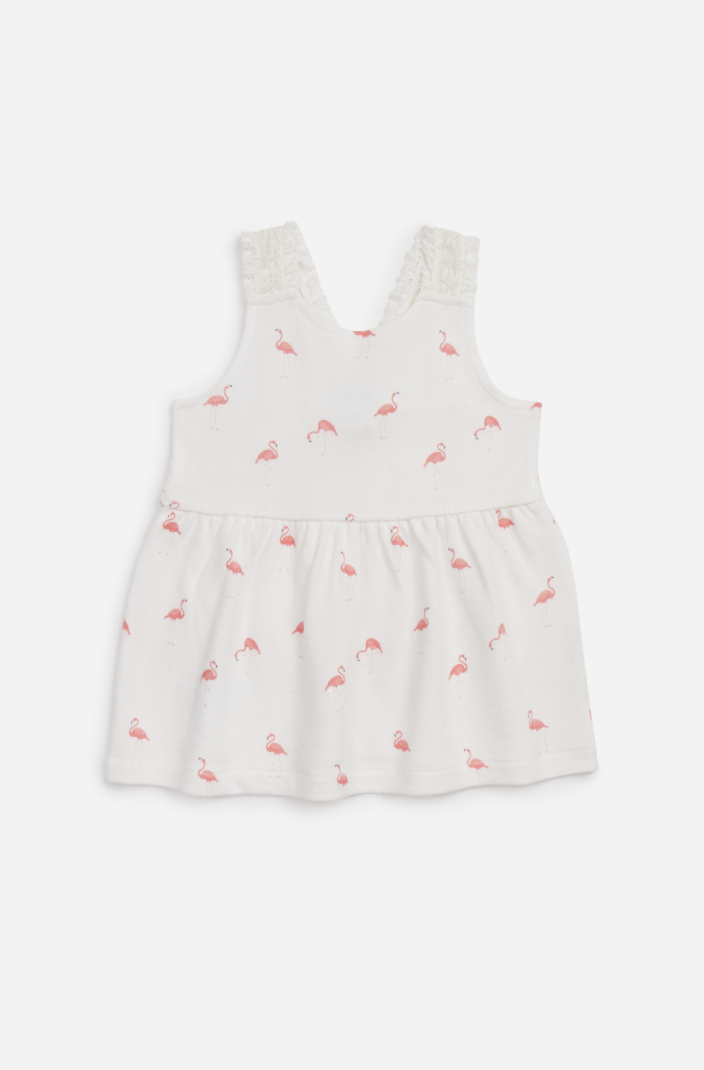 Splendid | Toddler Girl Flamingo Fun Dress | Vagabond | Apparel | Boutique