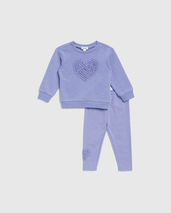 Splendid Infant Girl Ruffle Hearts Set | Vagabond Apparel Boutique