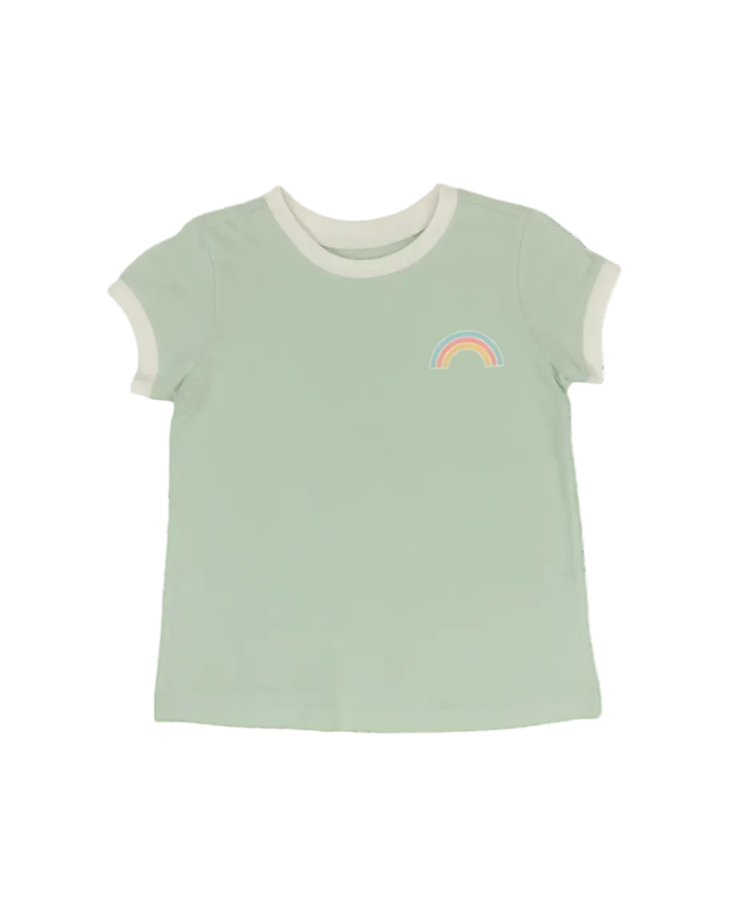 Tiny Whales Stay Positive Ringer Tee
