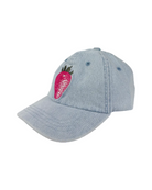 Tiny Whales | Strawberry Fields Six Panel Hat | Side | Vagabond | Apparel | Boutique