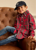 Sugar Bee | Mini Henry Button Down | Tartan | Vagabond | Apparel | Boutique