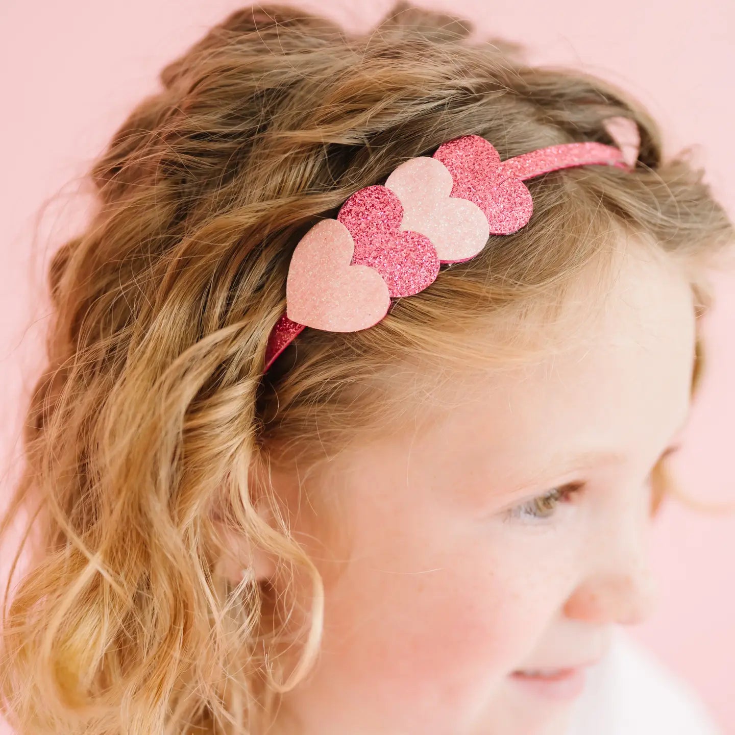 Sweet Wink | Pink Sparkle Valentines Headband | Vagabond | Apparel | Boutique