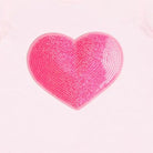 Sweet Wink | Heart Patch Short Sleeve Tee | Close | Vagabond | Apparel | Boutique