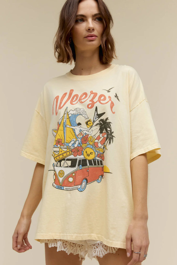Daydreamer Weezer Collage OS Tee | Vagabond Apparel Boutique