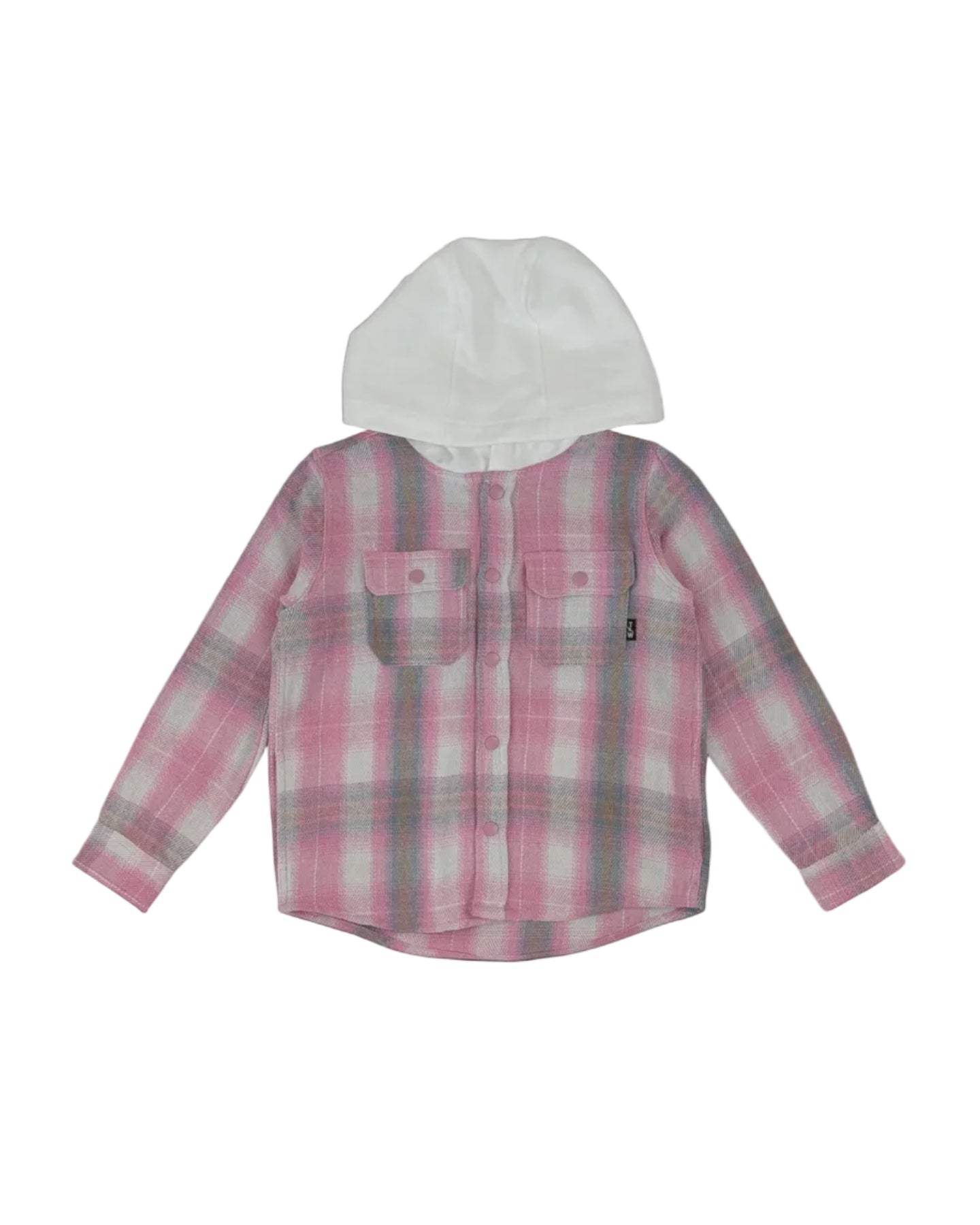 Tiny Whales Mountain Girl Hooded Shacket