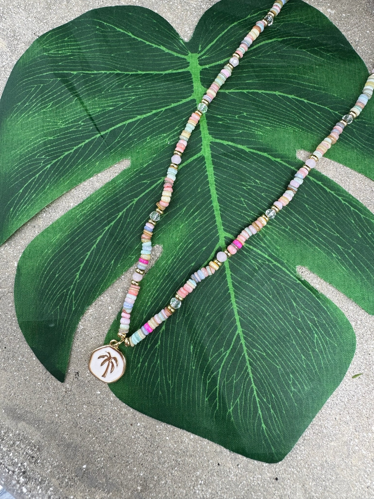 Tassel Soul | Pastel Beads & Palm Charm | Vagabond | Apparel | Boutique
