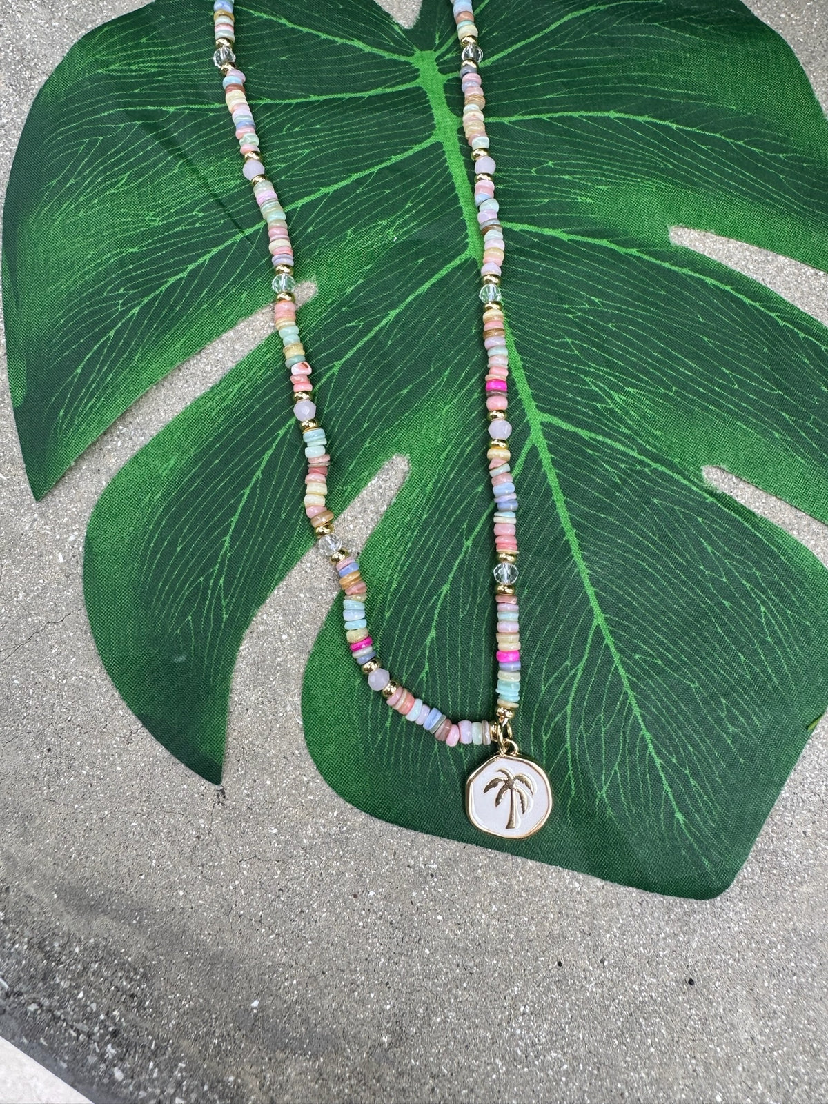 Tassel Soul | Pastel Beads & Palm Charm | Vagabond | Apparel | Boutique