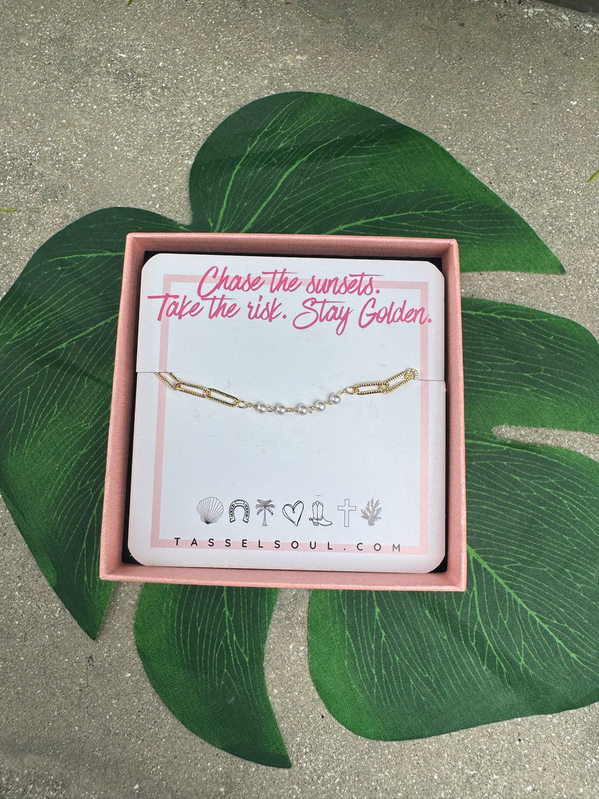 Tassel Soul | Pearl Chain Anklet | Vagabond | Apparel | Boutique