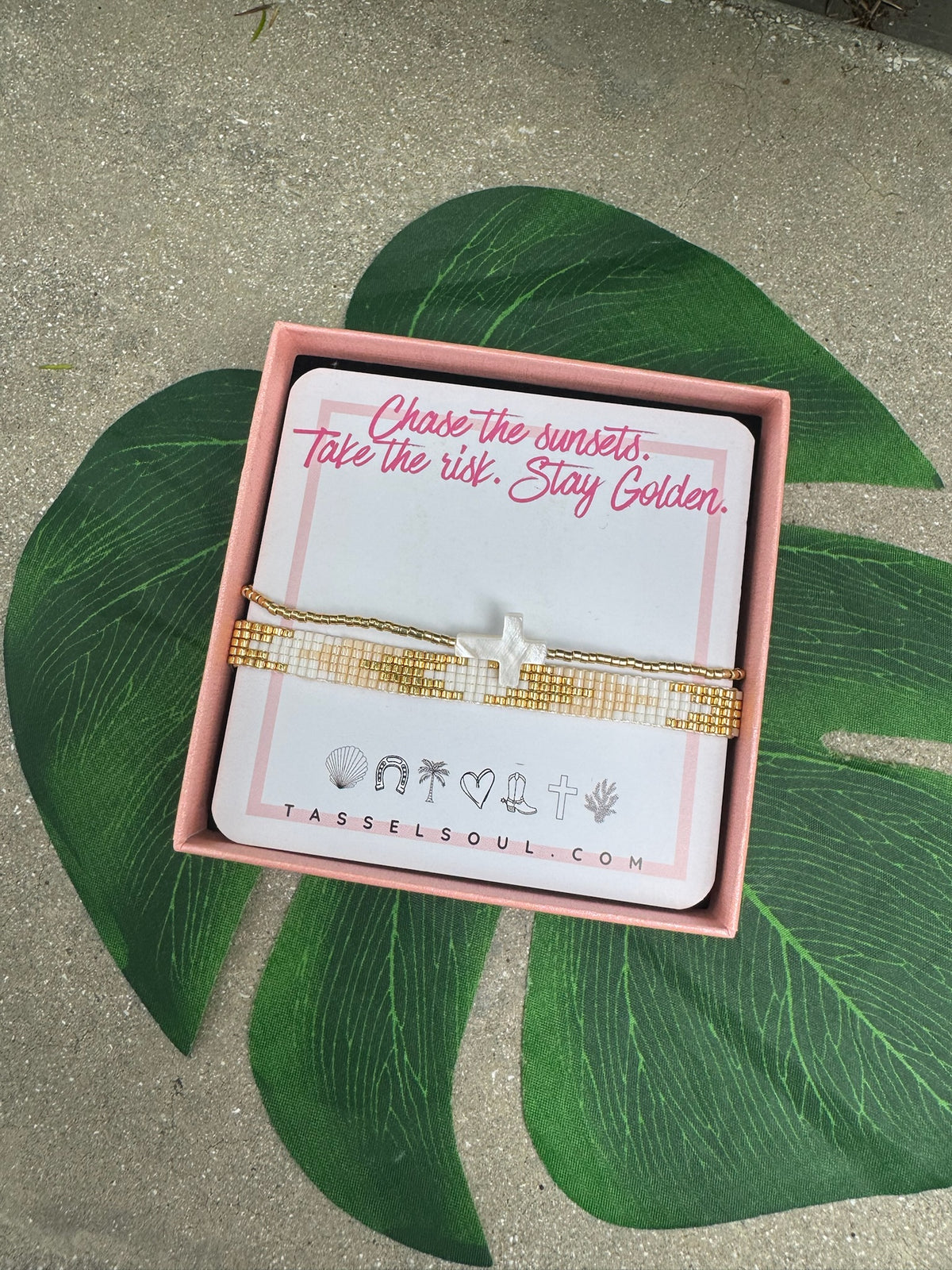 Tassel Soul | SW Beaded Bracelet & Cross | Vagabond | Apparel | Boutique