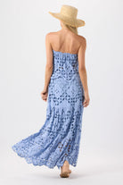 Tiare Hawaii | Bora Bora Skirt | Cornflower  | Back | Vagabond | Apparel | Boutique