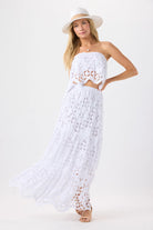 Tiare Hawaii | Bora Bora Skirt | White | Model | Vagabond | Apparel | Boutique