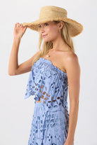 Tiare Hawaii | Bora Bora Top | Cornflower |  Side | Vagabond | Apparel | Boutique