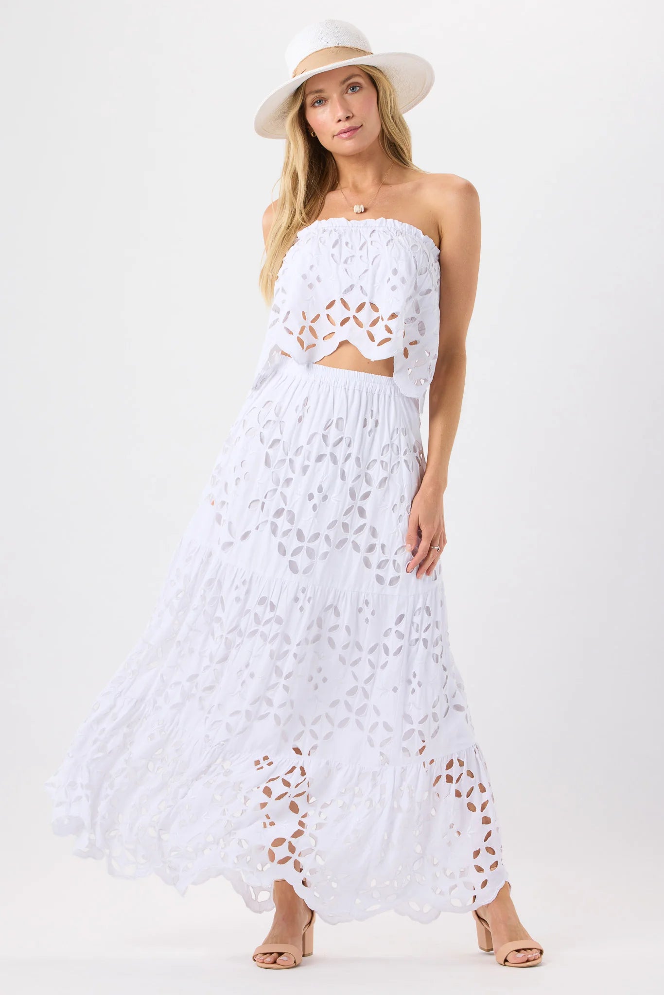 Tiare Hawaii | Bora Bora Top | White | Model | Vagabond | Apparel | Boutique