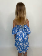 Tiare Hawaii Kid Happiness Dress Geo Sky | Vagabond Apparel Boutique