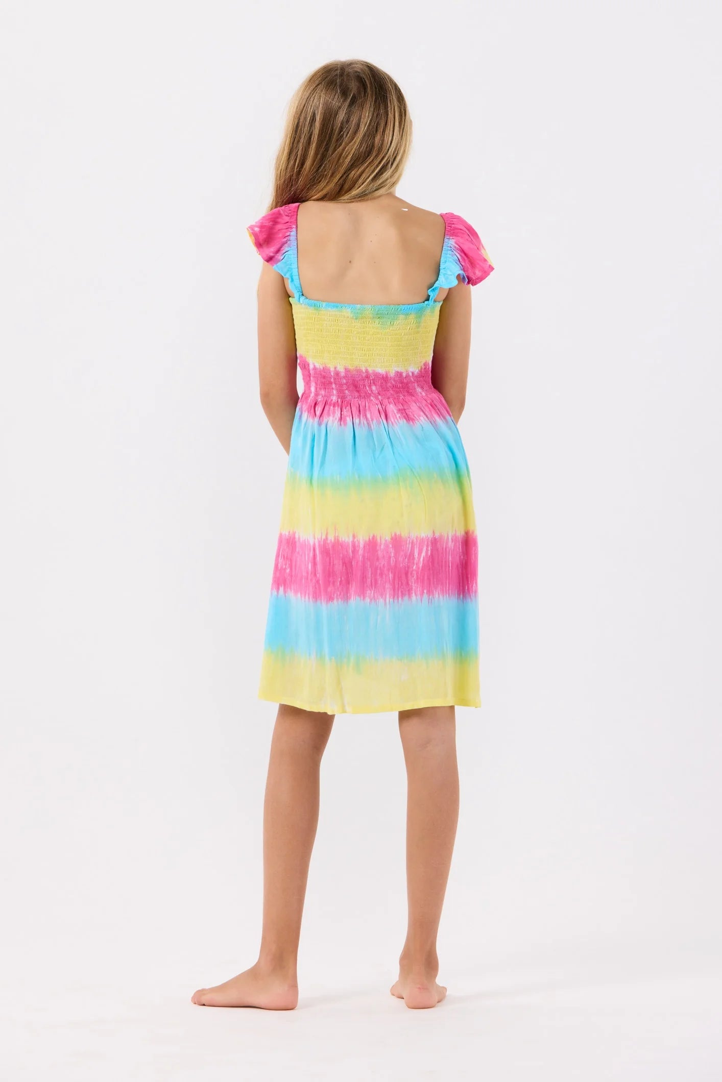 Tiare Hawaii Kid | Hollie Dress | Rainbow | Back | Vagabond | Apparel | Boutique
