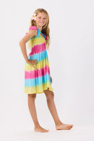 Tiare Hawaii Kid | Hollie Dress | Rainbow | Side | Vagabond | Apparel | Boutique