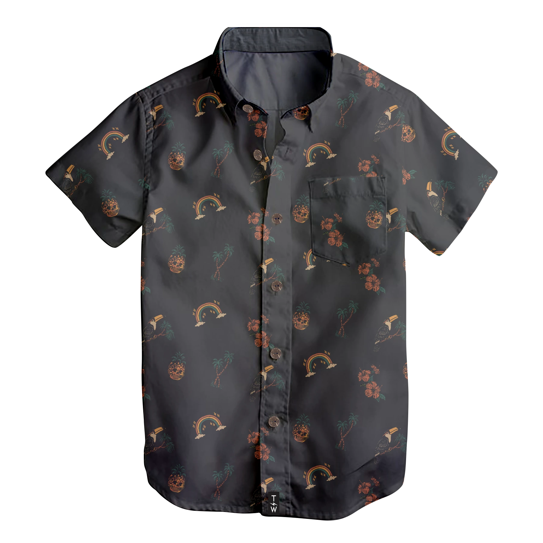 Tiny |  Whales |  Aloha |  Vibes  | Button | Up | Vagabond | Apparel | Boutique