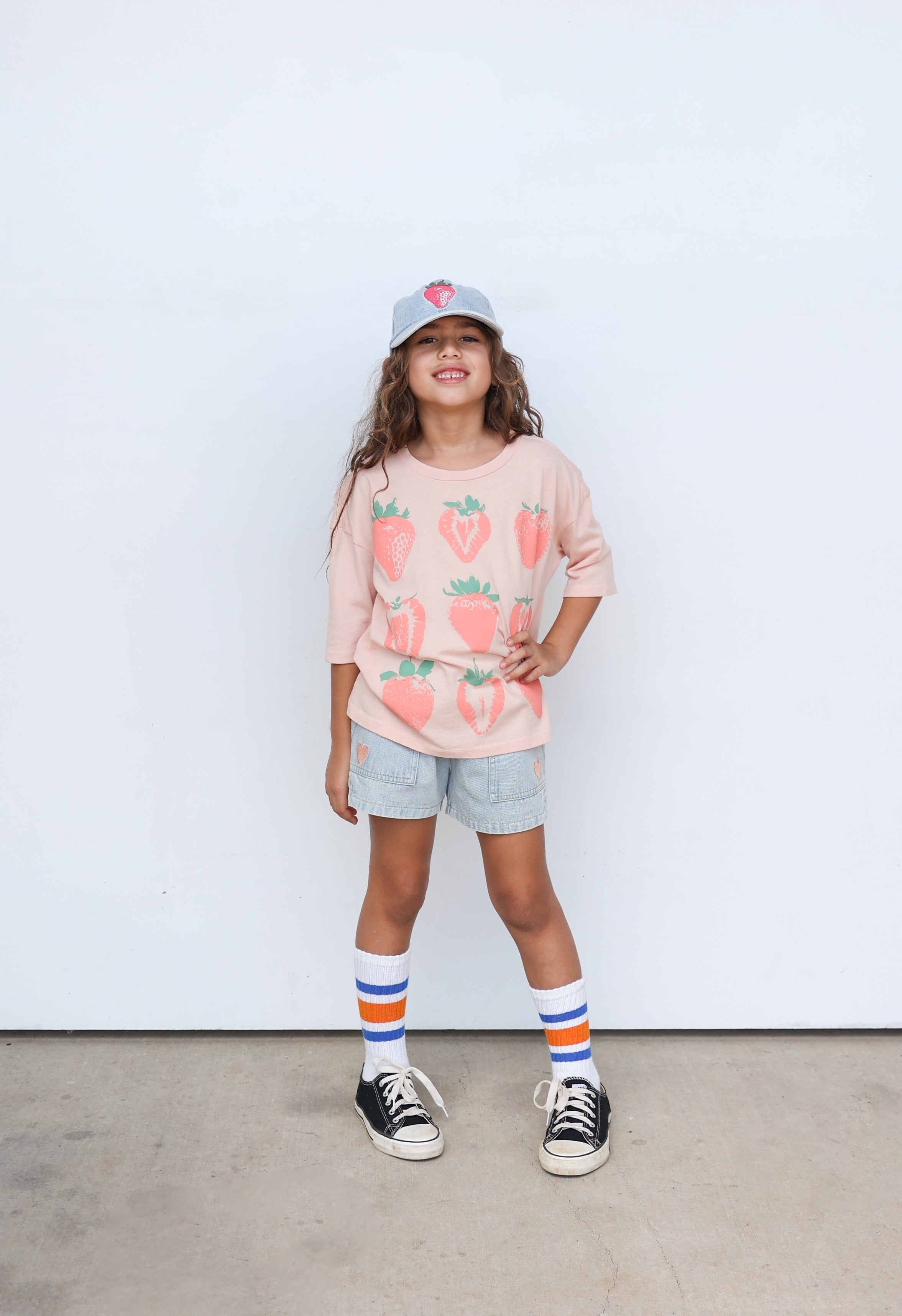 Tiny Whales | Strawberry Fields Super Tee | Model | Vagabond | Apparel | Boutique