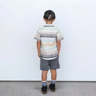 Tiny Whales | Surf & Turf Button Up Shirt | Back | Vagabond | Apparel | Boutique