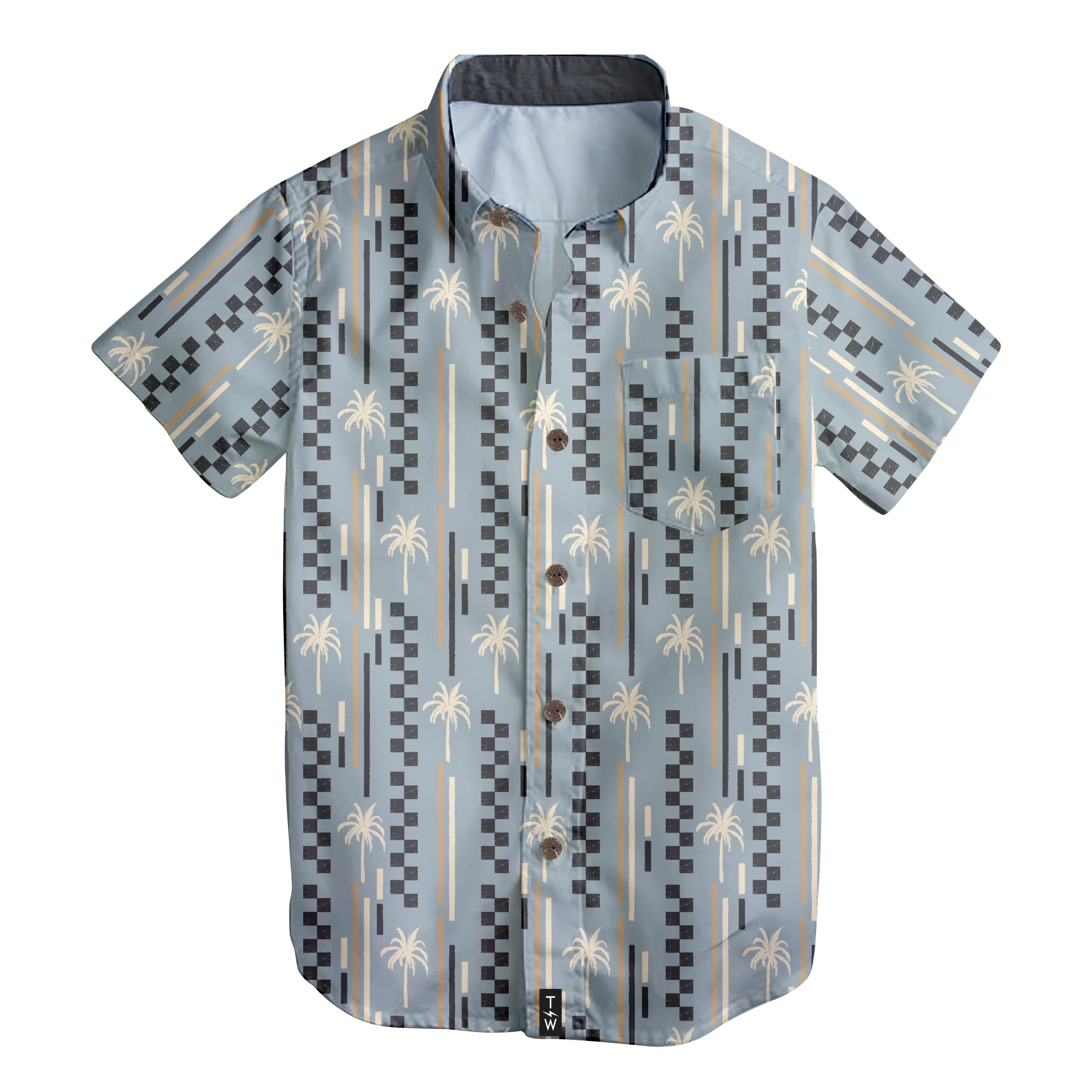 Tiny | Whales | Vibe |  Check |  Button | Up | Vagabond | Apparel | Boutique