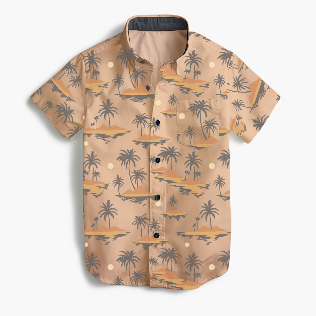 Tiny Whales Vacation Button Up Shirt