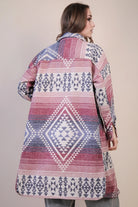 Very J | Aztec Long Jacket | Back | Vagabond | Apparel | Boutique