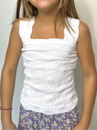 Vintage Havana | Textured Seamless Tank | White | Vagabond | Apparel | Boutique