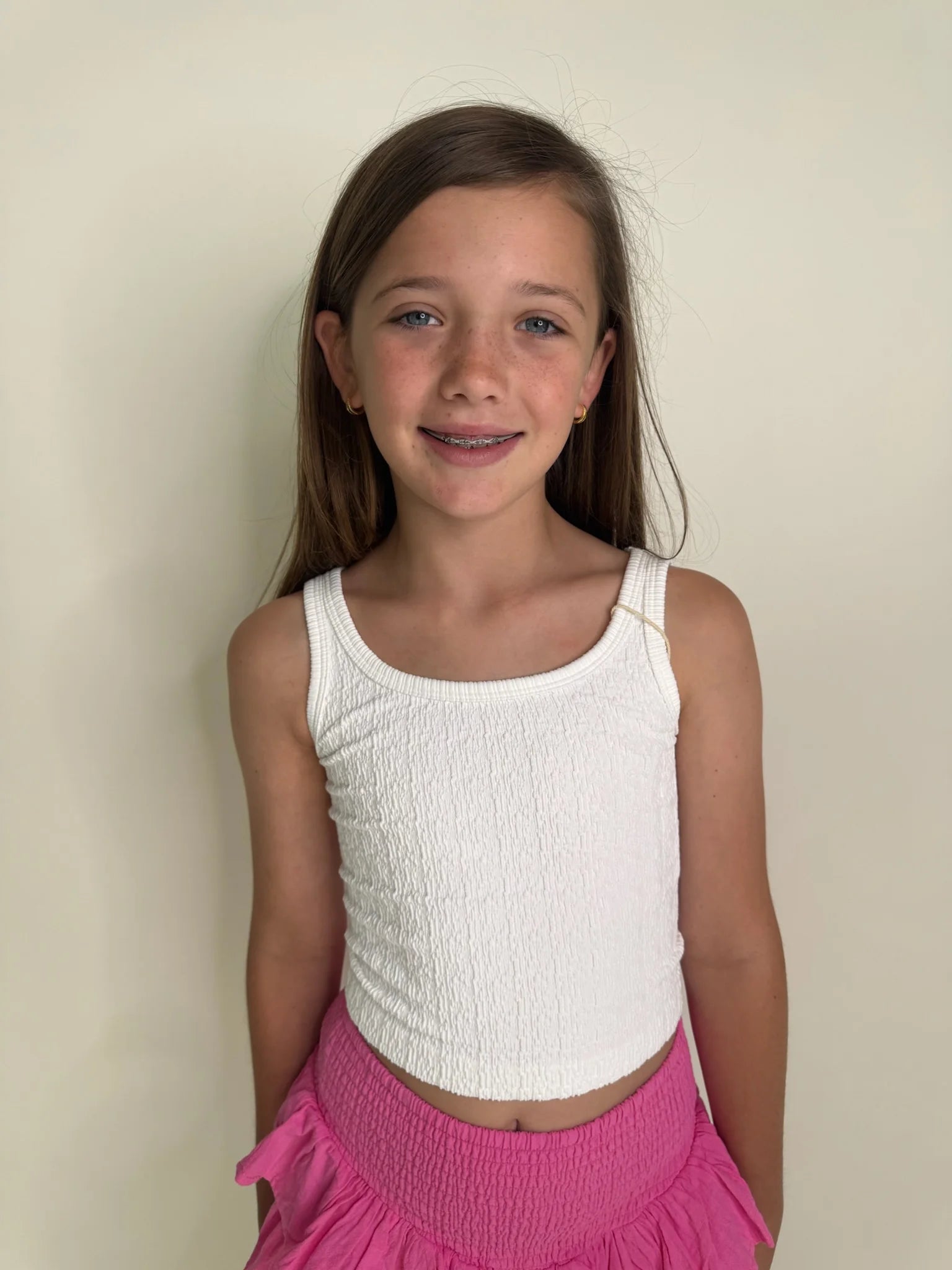 Vintage Havana | Kid | Crinkle  | Tank  
| White | Vagabond | Apparel | Boutique