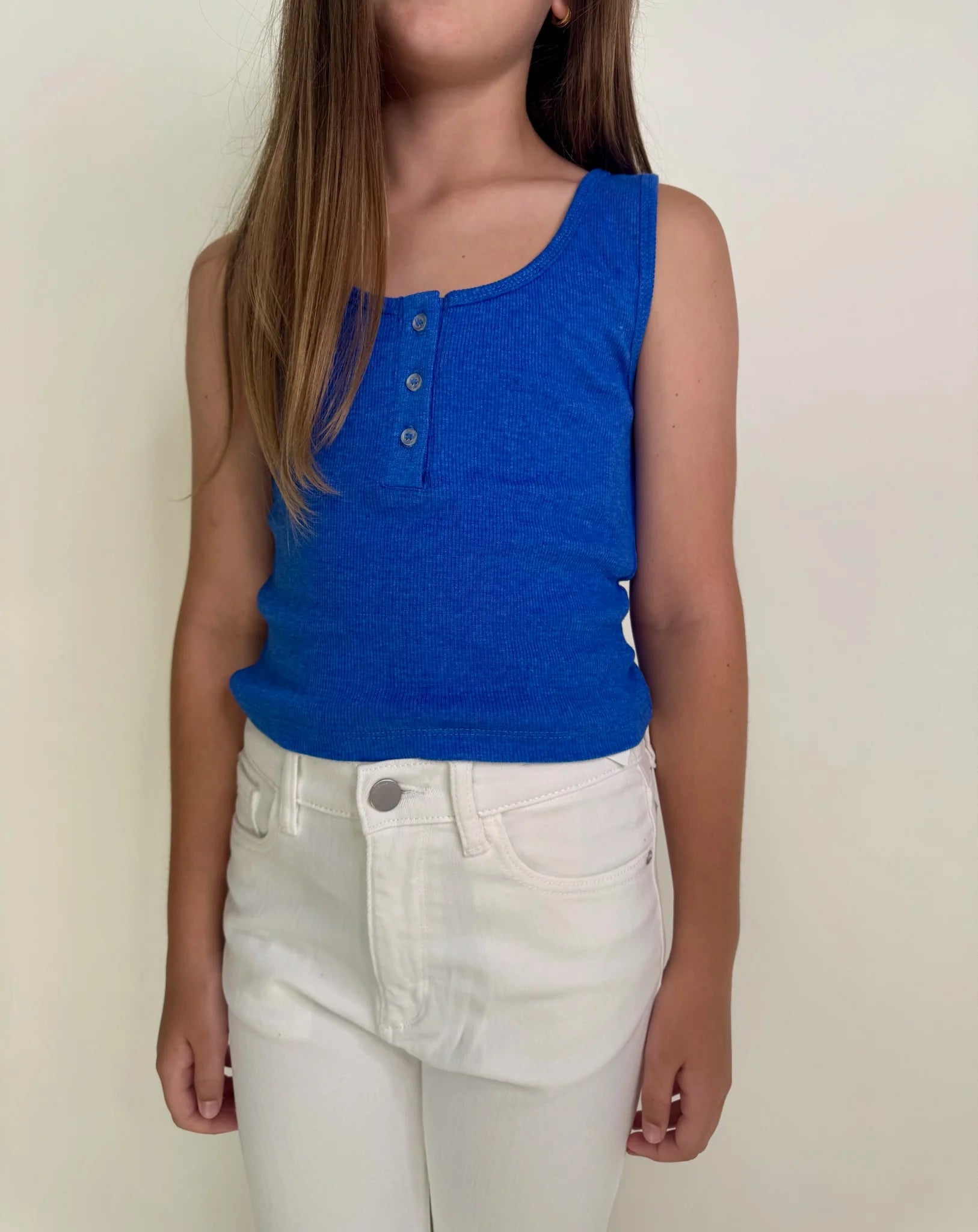 Vintage Havana | Kid | Henley Tank | Royal | Vagabond | Apparel | Boutique