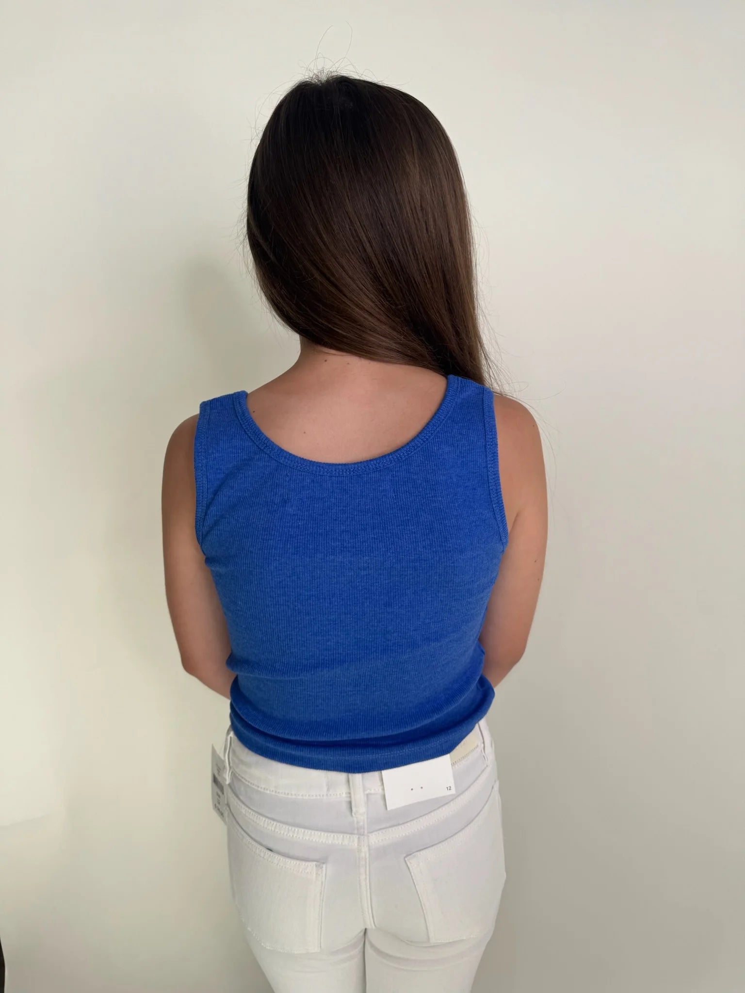 Vintage Havana | Kid | Henley Tank | Royal | Back | Vagabond | Apparel | Boutique